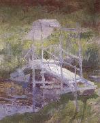 John Henry Twachtman The White Bridge oil painting artist